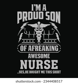 funny Nurse Day Gift T-Shirt .Here You Can find and Buy T Shirt Design Digital Files for yourself, friends and family, or anyone who supports your Special Day.