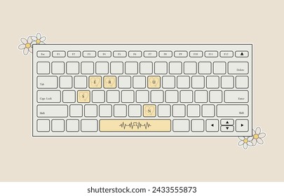 Funny Nurse Sticker, Nurse Keyboard Sticker