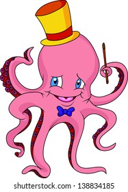funny octopus cartoon