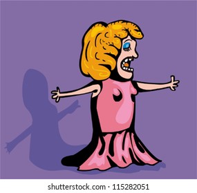 Funny opera singer