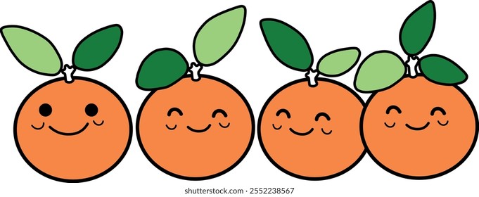 The funny oranges got together