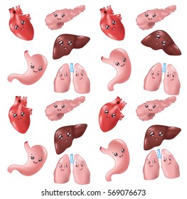 Funny organs. Pattern