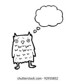 funny owl cartoon
