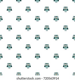 Funny owls pattern, bright