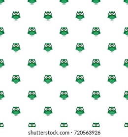 Funny owls pattern, bright