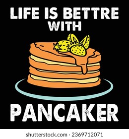 Funny Pancakes Art Breakfast Pancake Maker T-Shirt