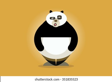 Funny Panda Doing Martial Arts