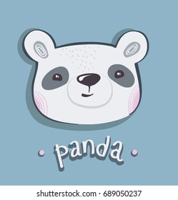 Funny Panda/ vector illustration