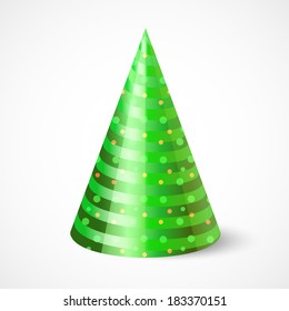 funny party hat isolated on white