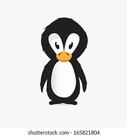 Funny Penguin Illustration