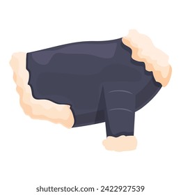 Funny pet costume icon cartoon vector. Fashion clothes. Cute breed