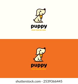 Engraçado Pet logo Design, Logotipo animal, Loja de animais, Logotipo do cão