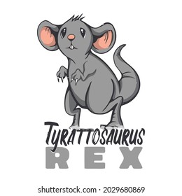 funny pet rat black rat dinosaur tyrannosaurus rex wo t design vector illustration for use in design and print wall art poster canvas