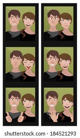 funny photo booth series