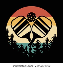 Funny Pickleball T shirt Design  
Pickleball vector 