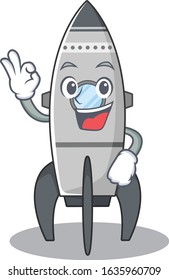A funny picture of rocket making an Okay gesture