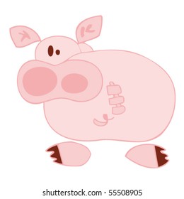 Funny pig.
