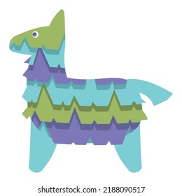 Funny pinata icon cartoon vector. Party toy. Kids texture