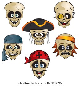 Funny Pirate Skull