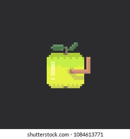 Funny Pixel Apple