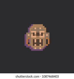 Funny pixel totem