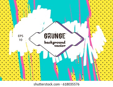 Funny pop cover. Abstract background for brochure, flyer. Minimalistic design. Creative concept. Vector illustration EPS10. 