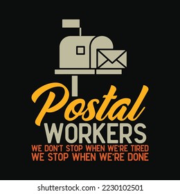 Funny Postal Worker Mail Carrier