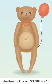 funny postcard teddy bear artwork