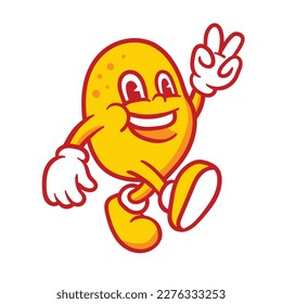 funny potato cartoon character for logo, mascot, t shirt