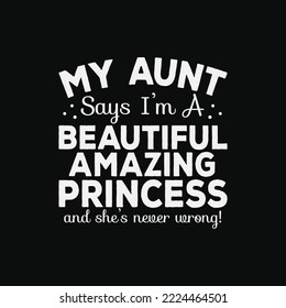 Funny Princess Unique Gift For Niece From Auntie