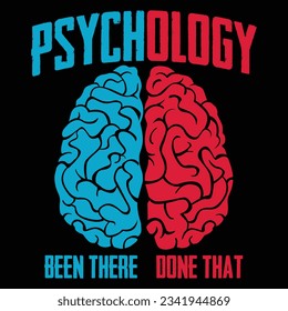 Funny Psychologist Psychology Student Gift Brain Psychology T-Shirt Design svg