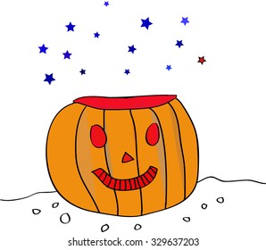 Funny pumpkin.