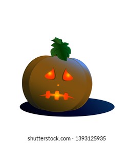 Funny pumpkin faces for Halloween