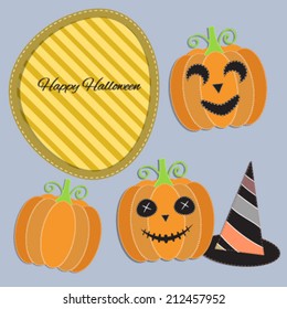 Funny pumpkin for Halloween