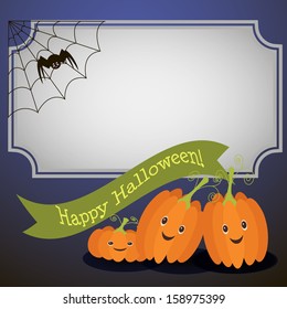 Funny pumpkin for the holiday Halloween