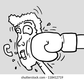 Funny Punch Stock Vector (Royalty Free) 118412719 | Shutterstock