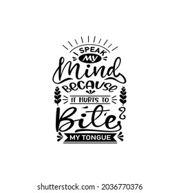 Funny quote design vector illustration 