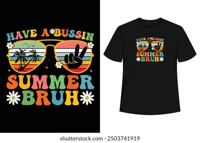 Funny quote " Have A Bussin Summer Bruh " Teacher Off Duty Last Day of School Appreciation Gift Teacher Off Duty Glasses Funny Teacher Gift Idea. Perfect gift idea for pre-k, kindergarten