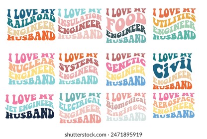 Diseño de la camiseta de la cita divertida, Paquete de las citas divertidas para la esposa del ingeniero