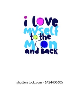 Funny quote for t-shirts, prints, posters, banners. Self-respect message. Creative hand lettering on white background