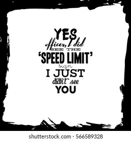 Funny quote. Typography for poster, invitation, greeting card or t-shirt. Vector lettering design with funny doodle hand-drawn picture