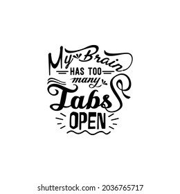 Funny quotes svg design vector