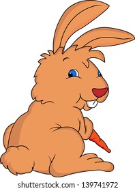 funny rabbit cartoon