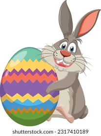 Funny Rabbit Cartoon Character illustration