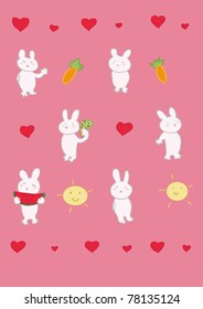 funny rabbits puppets