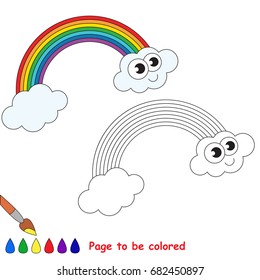 Download Rainbow Colouring Book Images Stock Photos Vectors Shutterstock