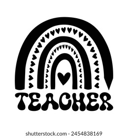 Funny Rainbow teacher design for sale