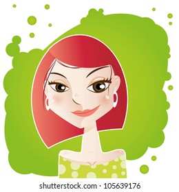 funny redhead girl