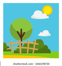 Funny and refreshing farm scenery