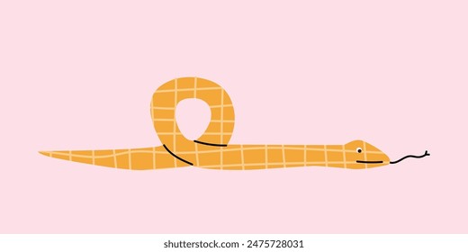 Funny reptile vector illustration for kids